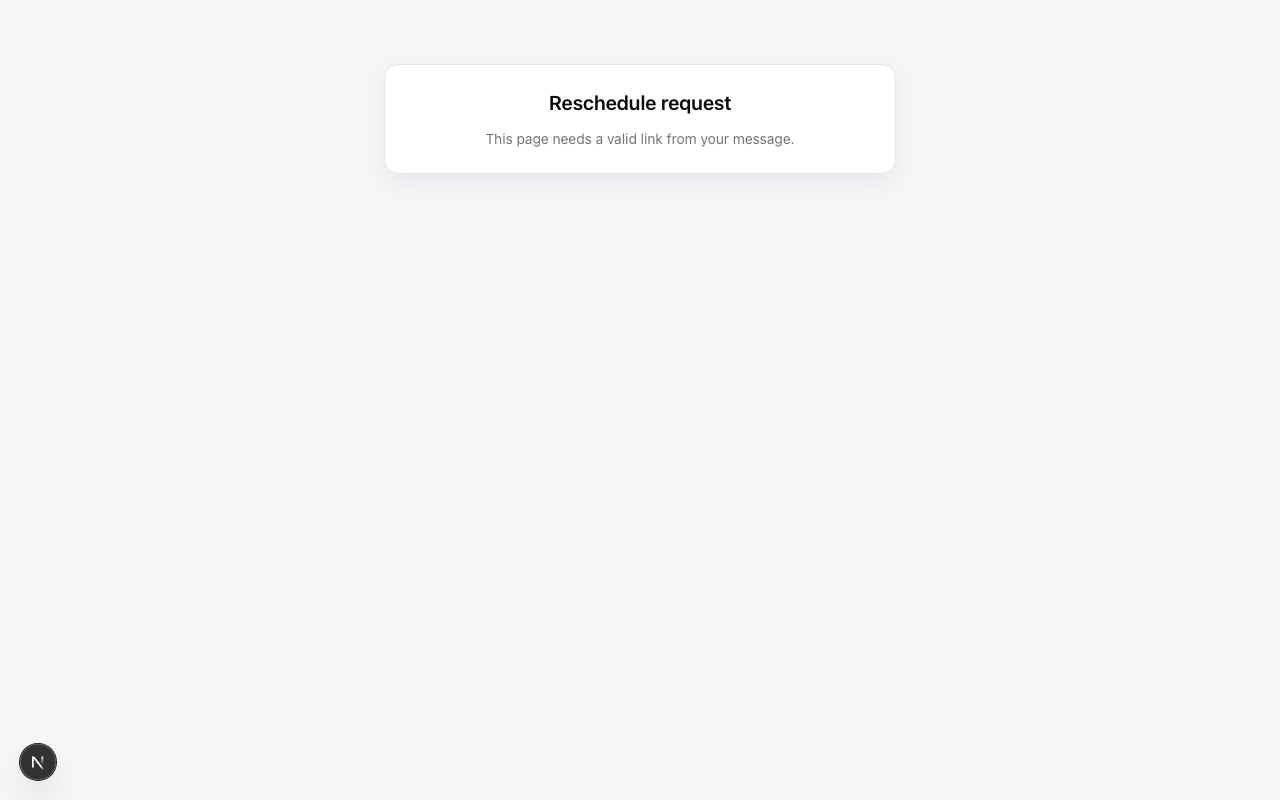 Reschedule proposal accept decline context